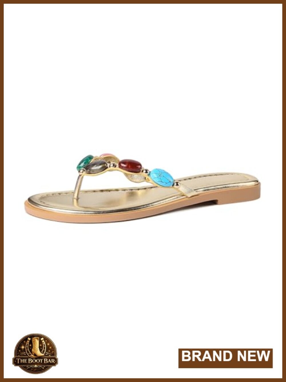 Jeweled Rhinestone and Pearl Flip Flops with Memory Foam Comfort Sandals